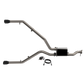 QTP 19-20 Ram 1500 304SS Screamer Cat-Back Exhaust Rear Split Exit w/4.5in Black Tips