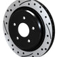 Wilwood Rotor-Rear-SRP-C5/C6 Vette-LH-BLK 12.00 x 1.03 - 5 x 4.75in