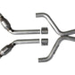 BBK 11-14 Mustang 3.7 V6 High Flow X Pipe With Catalytic Converters - 2-1/2