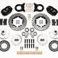 Wilwood Forged Dynalite Front Kit 11.00in Drilled 1965-1969 Mustang Disc & Drum Spindle
