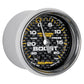 Autometer Marine Carbon Fiber 2-1/16in 30INHG/20PSI Mechanical Vacuum/Boost Gauge