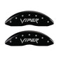 MGP 4 Caliper Covers Engraved Front Gen 2/Viper Engraved Rear Gen 2/Snake Black finish silver ch