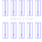 King Ford/Kia/Mazda DOHC 16 Valve/SOHC 8 Valve/SOHC 16 Valve (Size +0.25) Main Bearing Set