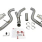 aFe LARGE Bore HD 4in Dual DPF-Back SS Exhaust w/Polished Tip 16-17 GM Diesel Truck V8-6.6L (td) LML