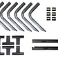 Lund 98-10 Ford Ranger SuperCab EZ Running Board Mounting Bracket Kit - Brite