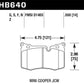 Hawk 09-15 Mini Cooper John Cooper Works DTC-60 Race Front Brake Pads