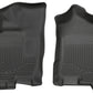 Husky Liners 2016 Nissan Titan XD Crew Cab WeatherBeater Front Row Black Floor Liners