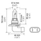 Hella Bulb 9005/HB3 12V 65W P20d T4
