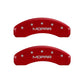 MGP 4 Caliper Covers Engraved Front & Rear MOPAR Yellow finish black ch