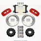 Wilwood AERO6 Front Hat Kit 14.00 Red 63-87 C10 w/ Wilwood Pro Spindles