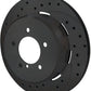 Wilwood Rotor-2.31in Offset-SRP-BLK-Drill-RH 12.19 x .810 - 5x4.75in BC