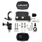 Wilwood Compact Tandem M/C - 7/8in Bore w/RH Bracket and Valve (Mustang Pushrod) - Black