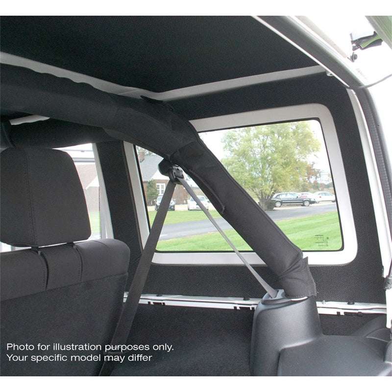 DEI 11-18 Jeep Wrangler JK 2-Door Rear Side Window - Black