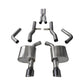 Corsa 15-16 Dodge Charger SRT/Scat Pack/R/T 6.4L Black Xtreme Cat-Back Exhaust