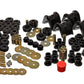 Energy Suspension 66-77 Ford Bronco 4WD (w/ 2 Deg C-Bushings) Black Hyper-Flex Master Bushing Set
