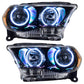Oracle 11-13 Dodge Durango SMD HL Halogen - Black - White