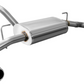Corsa 18+ Jeep Wrangler JL 2.5in Dual Rear Exit Polished Tips Sport Axle-Back Exhaust