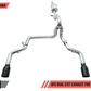 AWE Tuning 2015+ Ford F-150 0FG Dual Exit Performance Exhaust System w/5in Diamond Black Tips