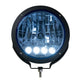 Putco HID Off Road Lamp w/4 LED DayTime Running Lights - 9in Black Housing w/ Blue Tinted Lens