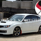 Rally Armor 08-11 Subaru STI (Hatch Only) / 11-14 WRX (Hatch Only) Red UR Mud Flap w/ White Logo