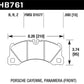 Hawk 10-13 Porsche Panamera / 15-17 Porsche Macan Turbo HPS 5.0 Front Brake Pads