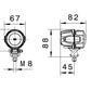 Hella Work Lamp Na 0Gr Md1242 Dt M50 1G0