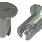 Moroso Quick Fastener - Flush Head - 5/16in x .400in - Aluminum - 10 Pack