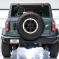 AWE Tuning 2021+ Ford Bronco 0FG Dual Rear Exit Exhaust w/Diamond Black Tips & Bash Guard