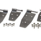 Kentrol 94-95 Jeep Wrangler YJ Hardtop Door Hinge Set 4 Pieces - Polished Silver