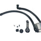 J&L 2018-2022 Ford Mustang GT Driver Side Oil Separator 3.0 - Clear Anodized