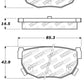 StopTech Performance 89-98 240SX Rear Brake Pads