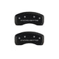 MGP 4 Caliper Covers Engraved Front & Rear C6/Corvette Red finish silver ch