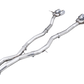 AWE Track Edition Catback Exhaust for BMW G8X M3/M4 - Chrome Silver Tips