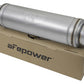 aFe ATLAS Aluminized Steel Muffler 5in Center/Center 24in L x 7in Diameter - Round Body