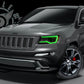 Oracle 14-21 Jeep Grand Cherokee Dynamic Headlight DRL Upgrade Kit - ColorSHIFT - Dynamic