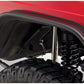 Bushwacker 84-01 Jeep Cherokee Flat Style Flares 4pc - Black