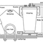 Ridetech AIRoverLeaf 2000lb Sideframe Weld-on Kit