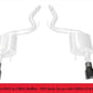 Corsa 15-17 Ford Mustang GT 3.0in Inlet / 4.5in Outlet Black PVD Tip Kit (For Corsa Exhaust Only)
