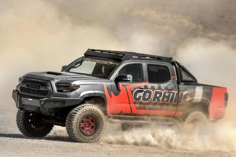 Go Rhino 16-21 Toyota Tacoma Ceros Low Profile Roof Rack Textured Black