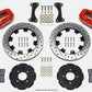 Wilwood Forged Dynalite Front Hat Kit 12.19in Drilled Red 90-99 Civic w/240 mm Disc
