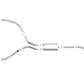 aFe Apollo GT Series 3 IN 409 SS Cat-Back Exhaust System w/ Black Tip GM Sierra 1500 09-18