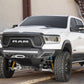 Addictive Desert Designs 2019 Ram Rebel 1500 Stealth Fighter Fr Bumper w/Winch&Parking Sensor Mounts