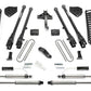 Fabtech 17-21 Ford F250/350 4WD Diesel 4in 4Link Sys w/Coils & 2.25 Dl Resi Frt & Dl Rr Shks