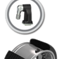 Schrader TPMS Sensor - Clamp-In Programmable 90 Degree EZ-Sensor ( valve stem not included )