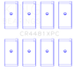 King Mitsubishi 4G63 / 4G64 6 Bolt 1st Gen DSM (Size 0.25) Coated Performance Rod Bearing Set