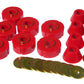 Prothane 78-80 Chevy K10 Blazer Body Mount Kit - Red