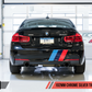 AWE Tuning BMW F3X 340i Touring Edition Axle-Back Exhaust - Chrome Silver Tips (102mm)