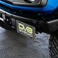 DV8 Offroad 21-22 Ford Bronco Factory Front Bumper License Relocation Bracket - Side