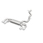 MagnaFlow Sys C/B 2015-2017 Volkswagen Golf R 3in Polished SS Quad Tip Split Rear Exit