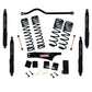Skyjacker 2007-2018 Jeep Wrangler JK 4 Door 4WD Long Travel 3.5in-4in Lift Kit w/Black Max Shocks